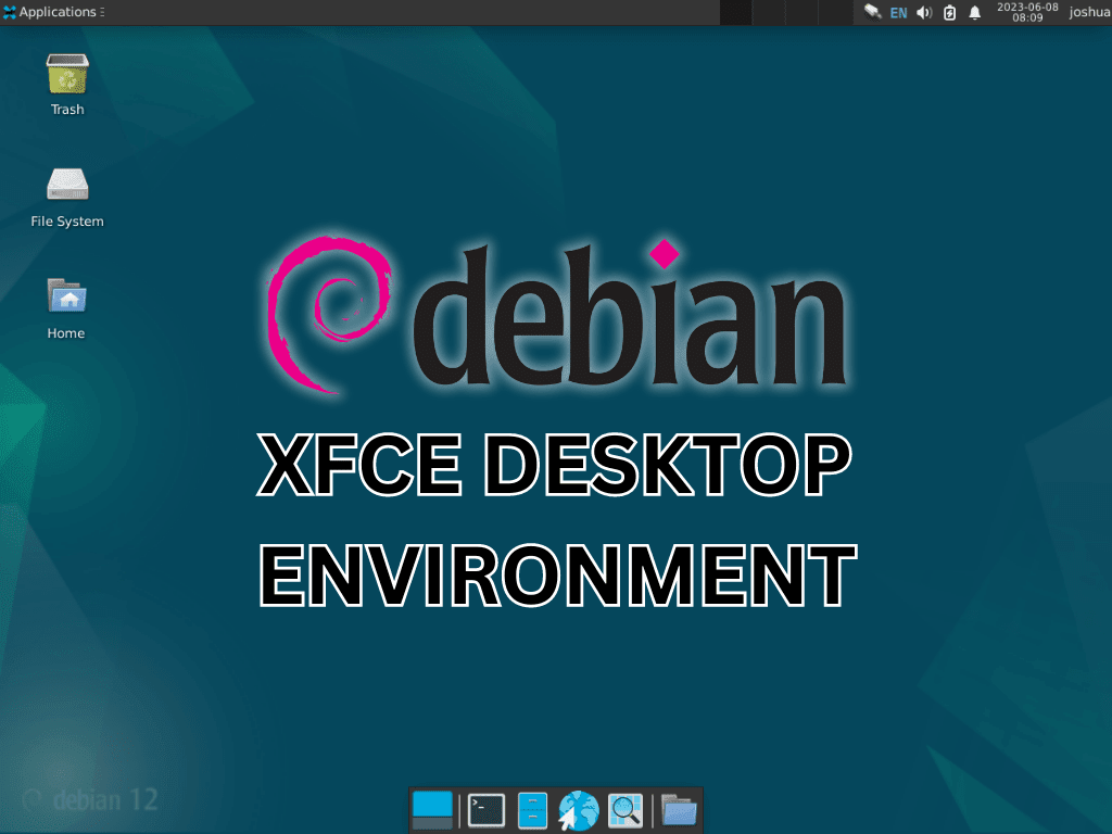 Step-by-step guide on installing Xfce Desktop Environment on Debian 12, 11, or 10.