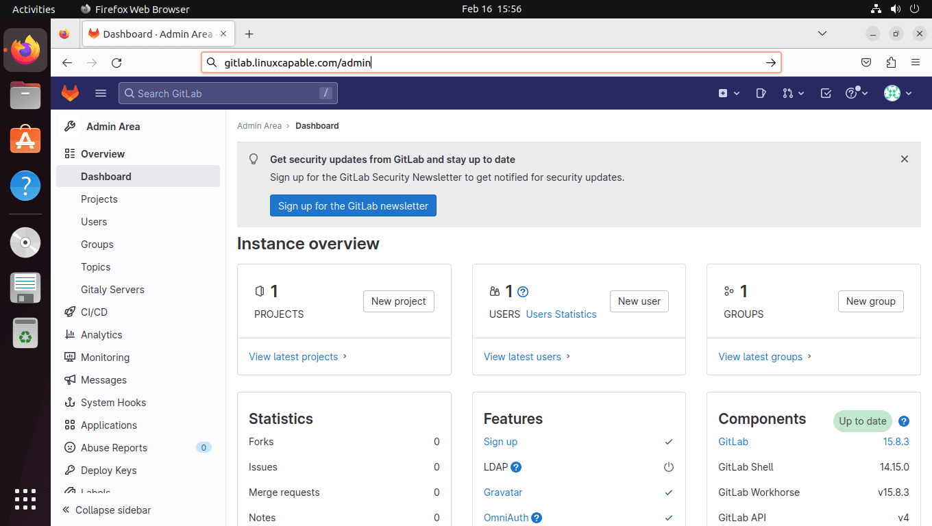 how to install gitlab community edition on ubuntu 22.04 or 20.04 lts