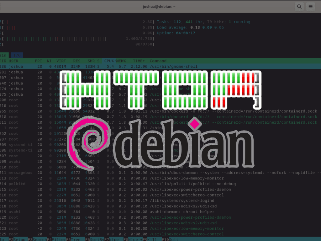 How to Install Htop on Debian Linux