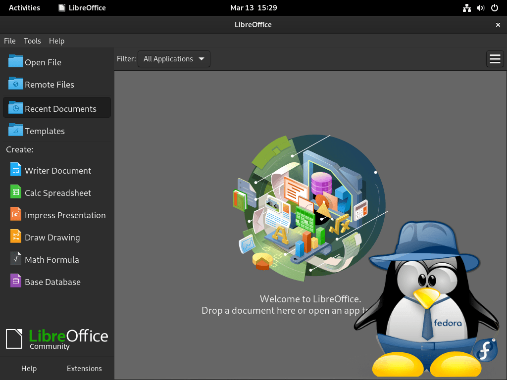 Installing LibreOffice on Fedora Linux Feature Image