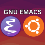 Tutorial graphic on installing GNU Emacs on Ubuntu 22.04 or 20.04.