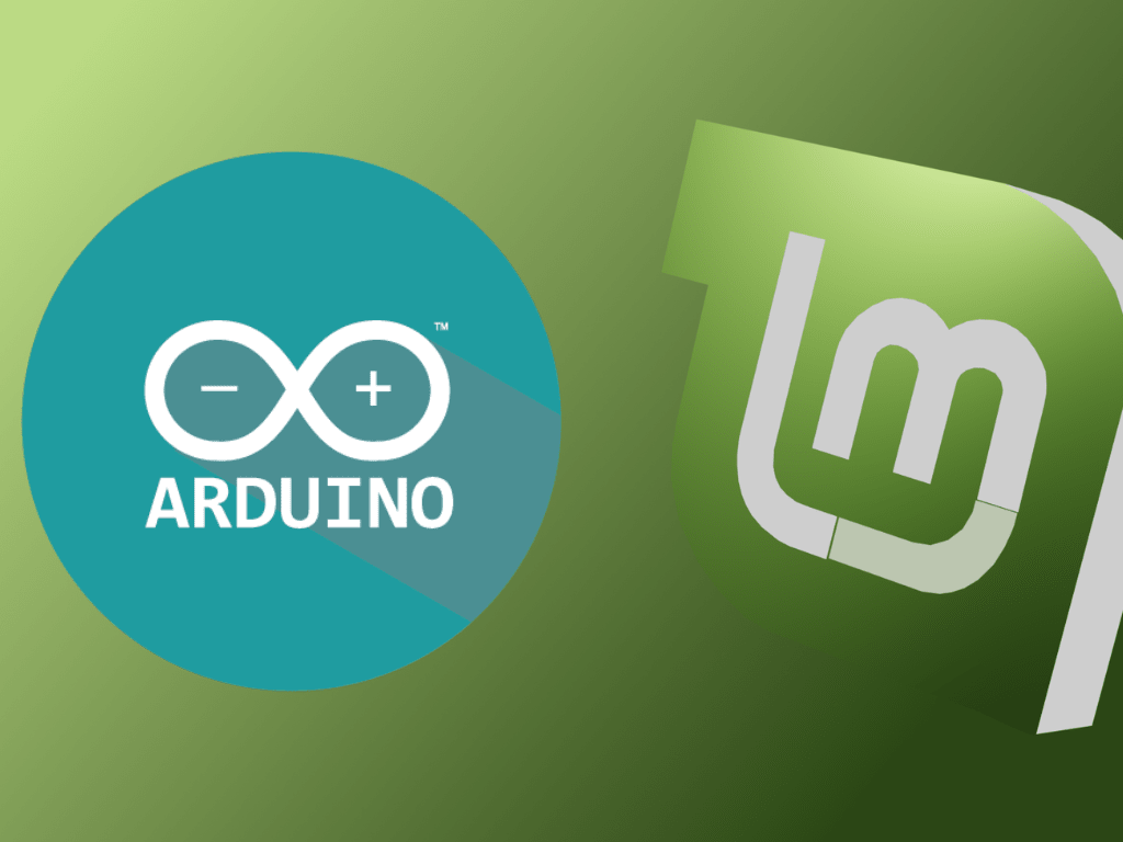 Custom feature image illustrating the installation of Arduino IDE on Linux Mint 21 or 20.