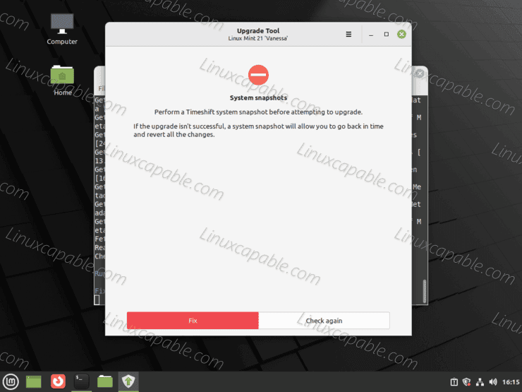 How to Upgrade to Linux Mint 21 Vanessa