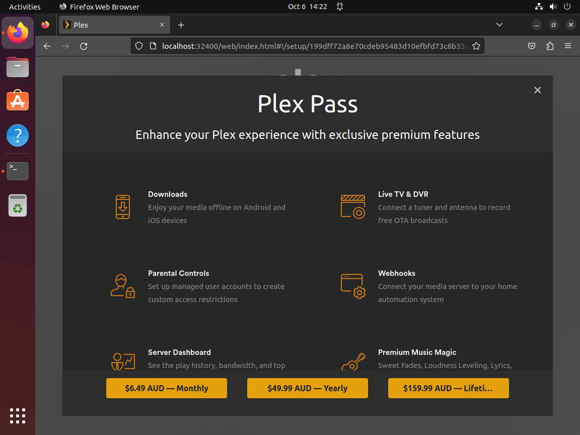How to Install Plex Media Server on Debian 11 Bullseye 7 Plex Pass Premium features highlighted on Ubuntu LTS versions.