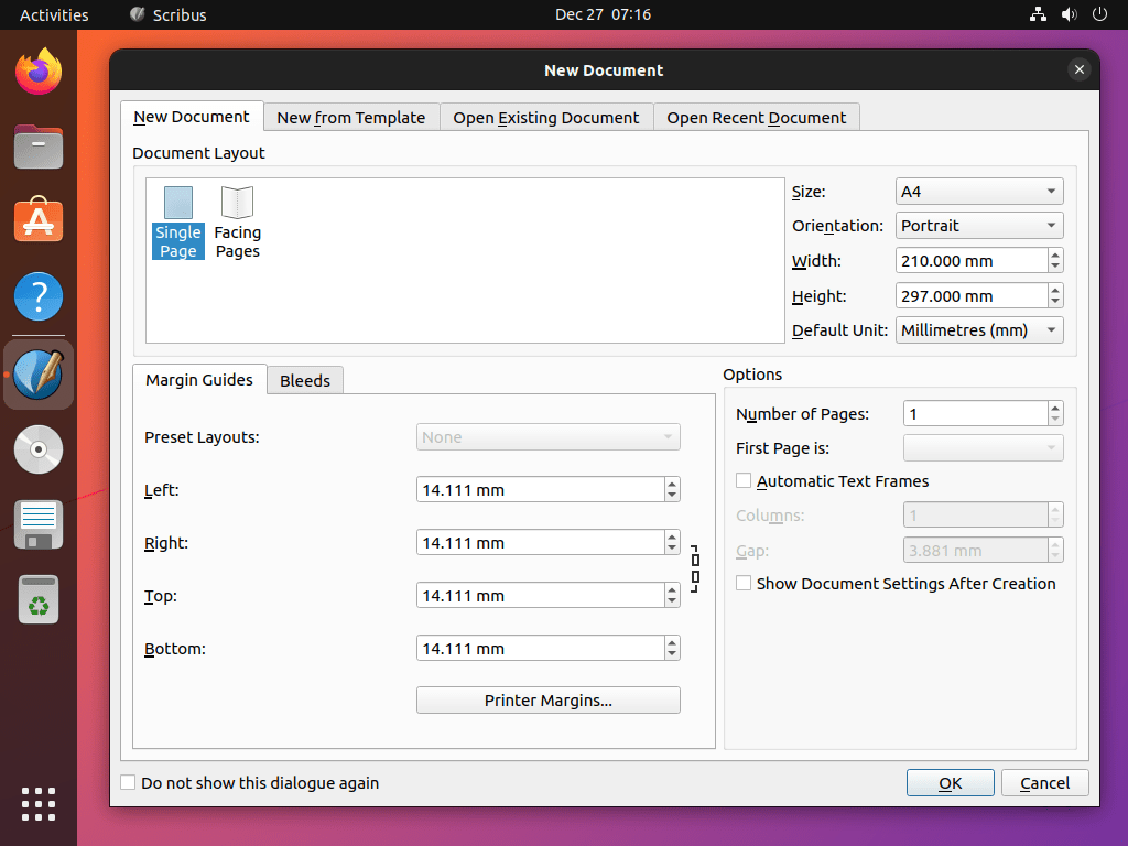 Custom feature image illustrating the installation of Scribus on Ubuntu 22.04 or 20.04.