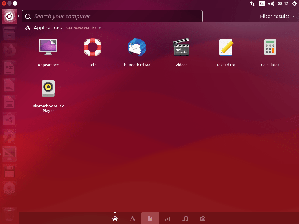example of unity desktop environment on ubuntu 22.04 or 20.04 lts