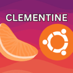 Custom graphic illustrating the installation of Clementine Music Player on Ubuntu 22.04 or 20.04.