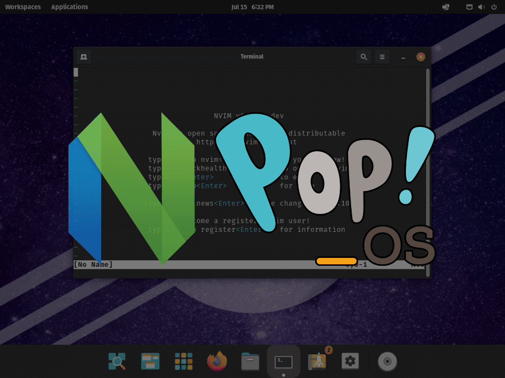 Feature image for 'How to Install Neovim on Pop!_OS' guide