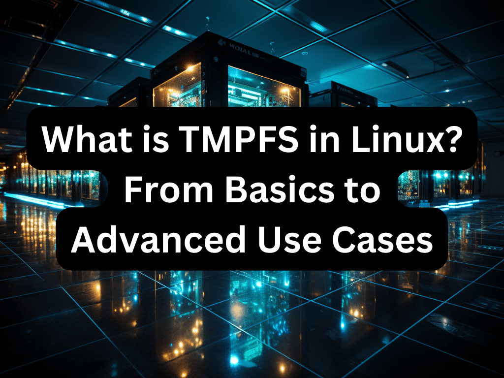 Infographic explaining TMPFS in Linux, from basics to advanced scenarios.